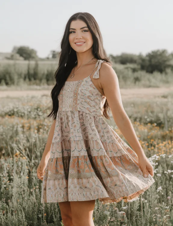 Bohemian Tiered Sundress