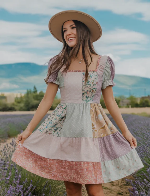 Patchwork Prairie Dress