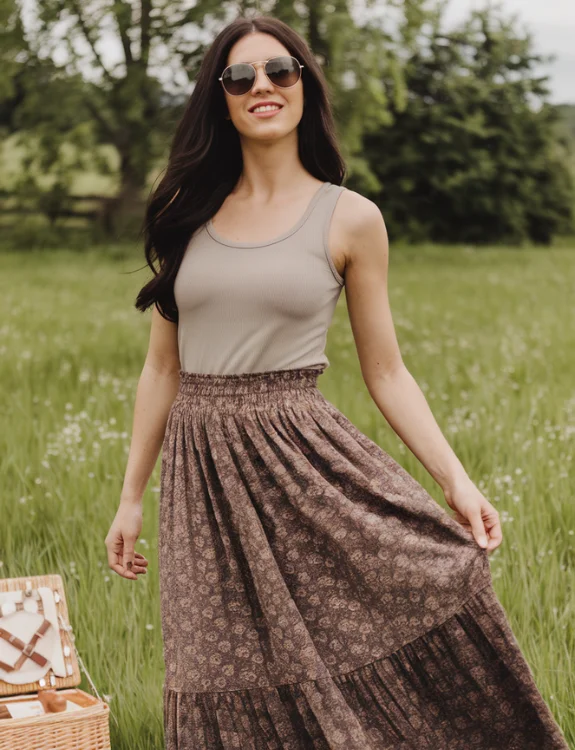 Maxi Skirt & Fitted Tank