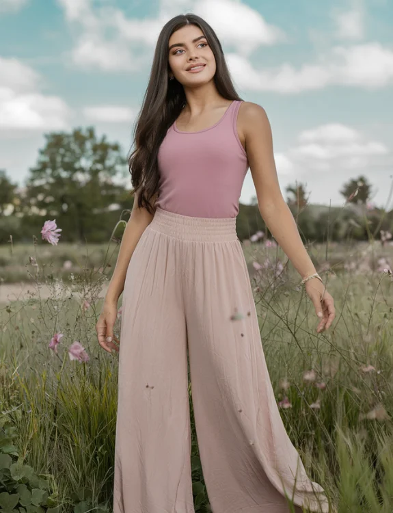 Tank Top with Palazzo Wide Legs